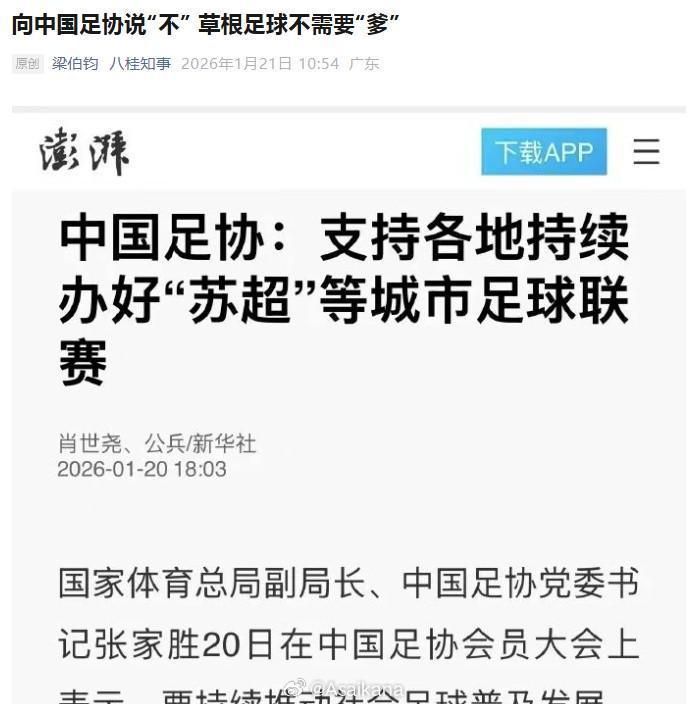 开云app-自媒体炒作草根足球与足协对立被官媒转发，朱艺怒批：内容错乱，曲解政策